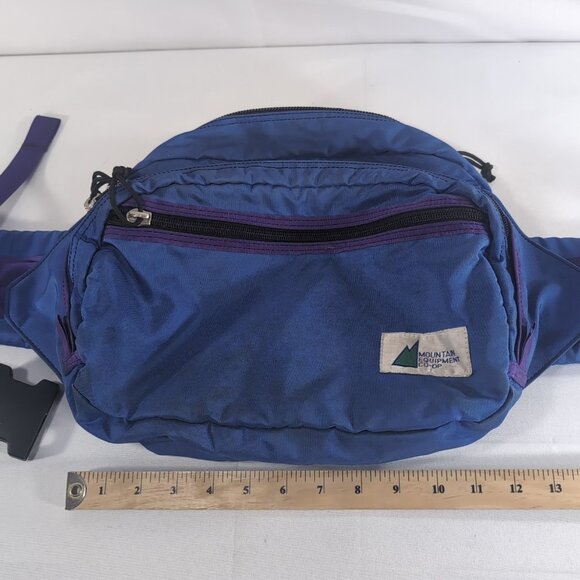 MEC Mountain Equipment Co-op Waist Bag Fanny Pack Belt Float Blue Vintage 90s - Picture 12 of 16